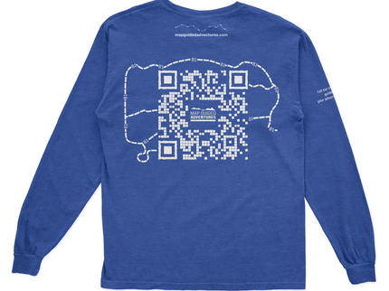 Map Guided Adventures Long Sleeve Shirt