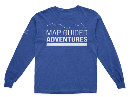 Map Guided Adventures Long Sleeve Shirt
