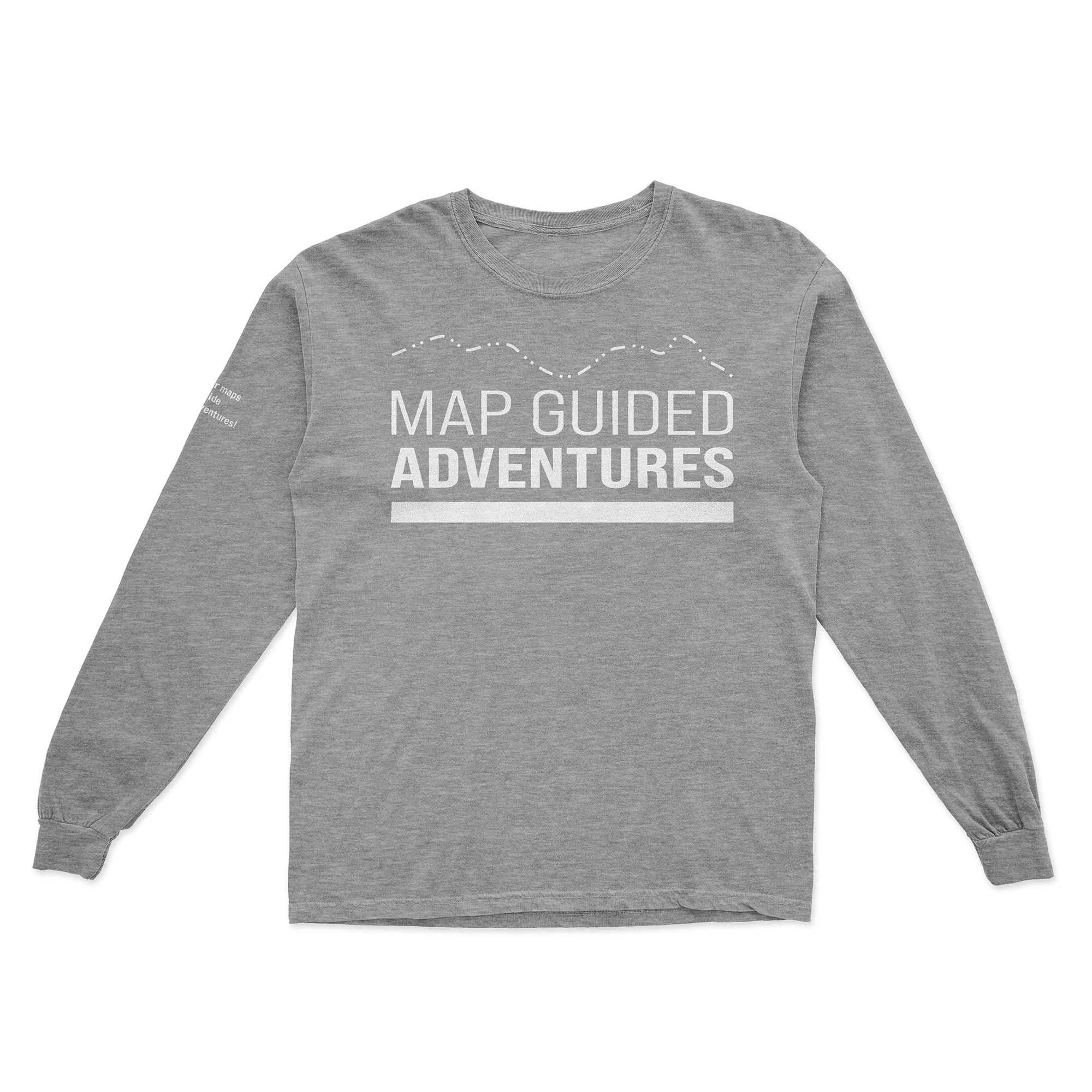 Map Guided Adventures Long Sleeve Shirt